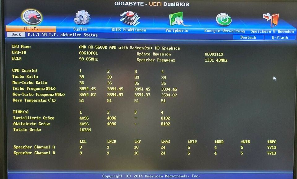 NAS 16TB (8x2TB), 16GB RAM, TrueNAS, AMD A8 APU, ChiefTec in Mindelstetten