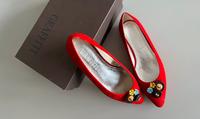 Graffiti Leder Ballerinas Gr 37 Made in Italy OVP Bayern - Dießen Vorschau