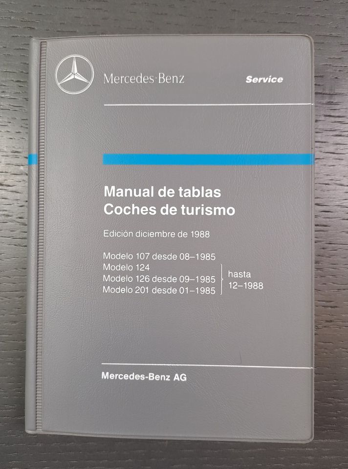 Mercedes-Benz Manual de tablas Coches de turismo 1988 in Alfeld (Leine)