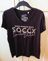 Soccx T-Shirt Grösse 42 / XL mit Silber Glitzer Pailletten Rostock - Stadtmitte Vorschau