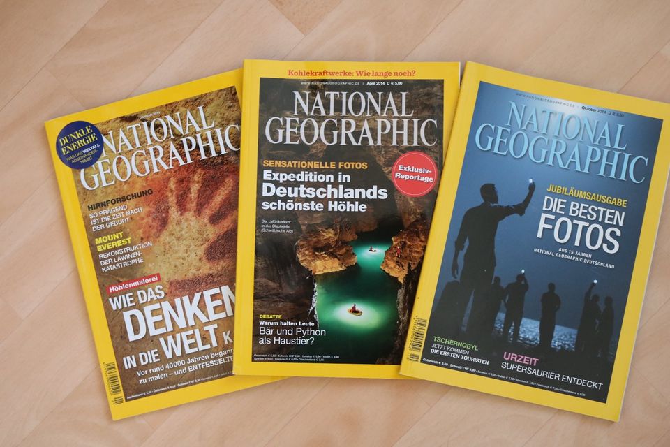 National Geographic Hefte - 3St. - 2014/2015 in Dresden