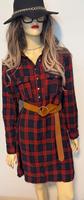 Bohochic Viskose Minikleid kariert Gr.42 Pimkie Rot Navy Frankfurt am Main - Bergen-Enkheim Vorschau