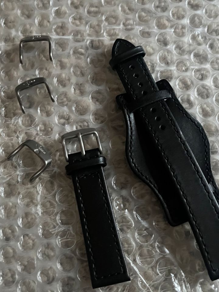 Original Sinn Uhrenarmband Armband schwarz Leder Rarität in Frankfurt am Main