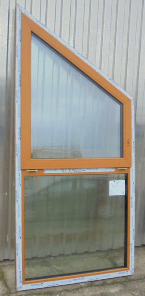 Fenster-Schräge m.Unterlicht, 100cm x 217cm, 3-fach-Glas, neuw. in Schorfheide