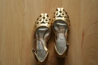 Neuw.goldene Ballerinas Gr.37*Schuhe*Sommerschuhe*Kinderschuhe* Nordrhein-Westfalen - Lemgo Vorschau