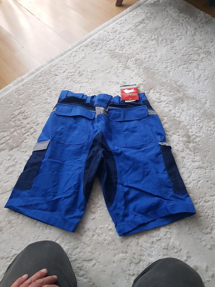 Kurze Arbeitshose, Shorts, Bullstar Arbeitsshort Evo Blau Größe in Duisburg