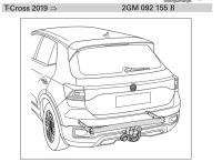 VW T-Cross 19-23 original Anhängerkupplung mit E-Satz Rheinland-Pfalz - Worms Vorschau