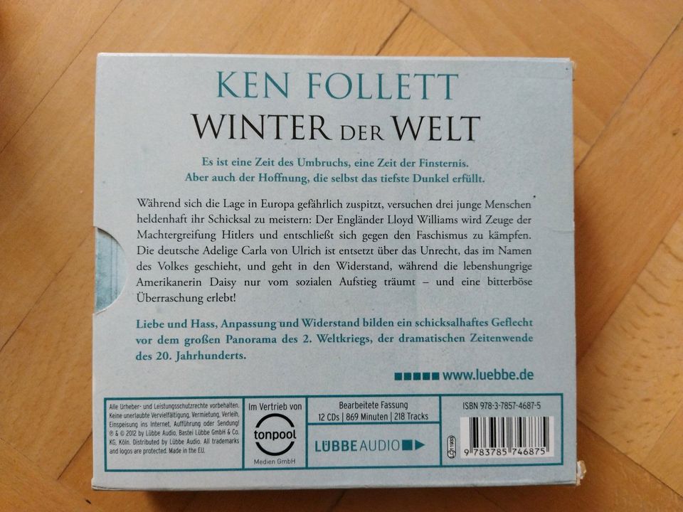 Ken Follett, Hörbücher in Burladingen