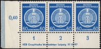 DDR - Dienstmarken A: MiNr. 15 x X I, 15.08.1954, "Verwaltungspos Brandenburg - Brandenburg an der Havel Vorschau