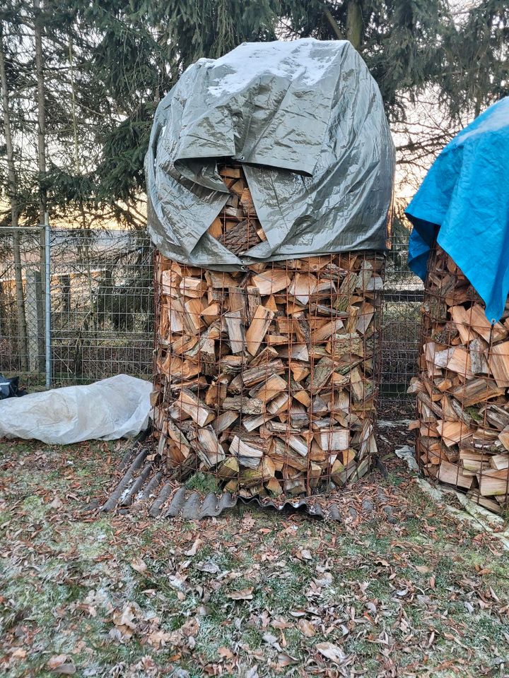 Brennholz Ofen fertig in Rhinow