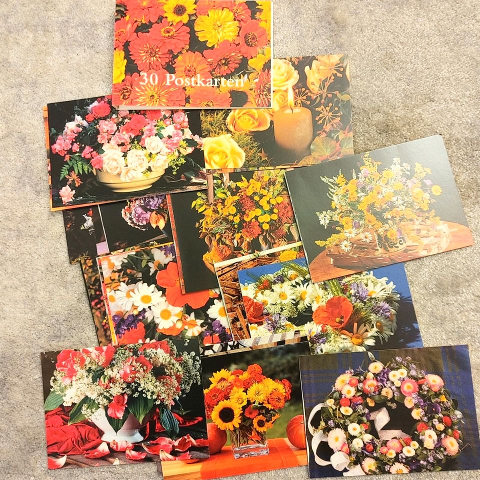 Postkarten Blumenmotive Grußkarten in Dresden