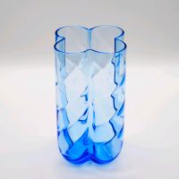 Blue Optic Art Glass Clover Vase designed by Anna Ehrner Pankow - Prenzlauer Berg Vorschau