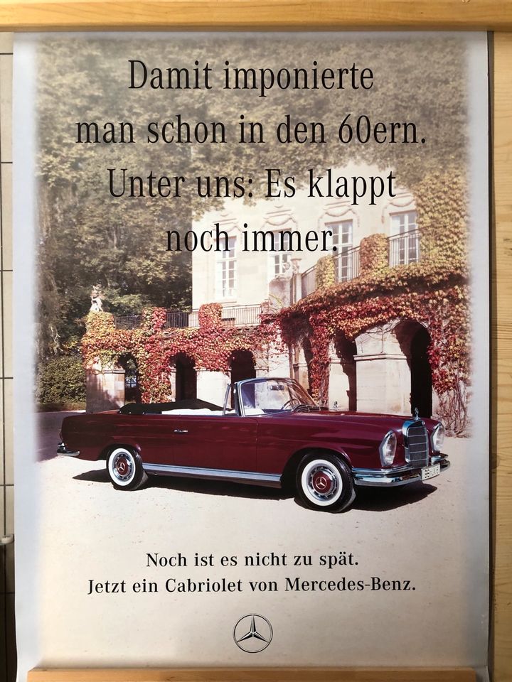 Poster - Mercedes 300SE Cabriolet in Hohenlinden