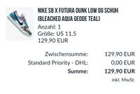 Nike SB Dunk Low Futura Laborateries 45,5 Bonn - Bonn-Zentrum Vorschau