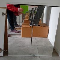 Spiegelschrank Badezimmer weiß 60/20,5/68cm, 2 Türen Mecklenburg-Vorpommern - Wiek Vorschau