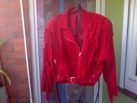 rote Wildleder-Jacke mit Fransen, Western Lederjacke Squaredance Kiel - Suchsdorf Vorschau