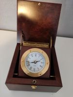 Messing Quartz Uhr in Holz Kiste Duisburg - Walsum Vorschau