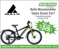 Bulls Tokee Street Black 24 Zoll 7 Gang Kinderfahrrad Mountainbik Niedersachsen - Ostrhauderfehn Vorschau