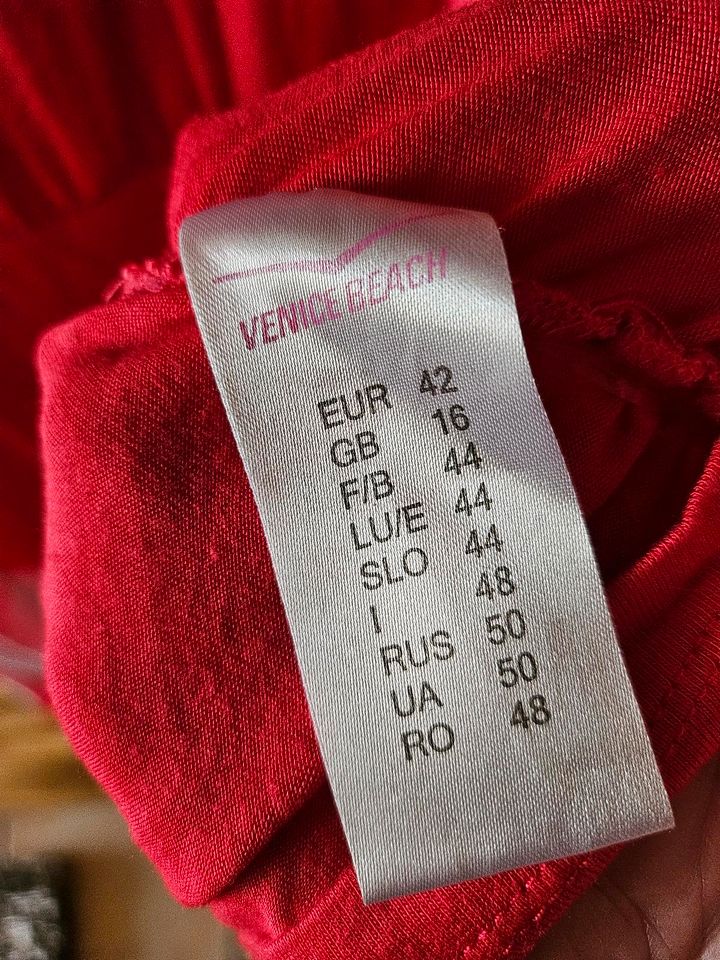Venice Beach Strandkleid Kleid Hellrot Gr. 42 in Geesthacht