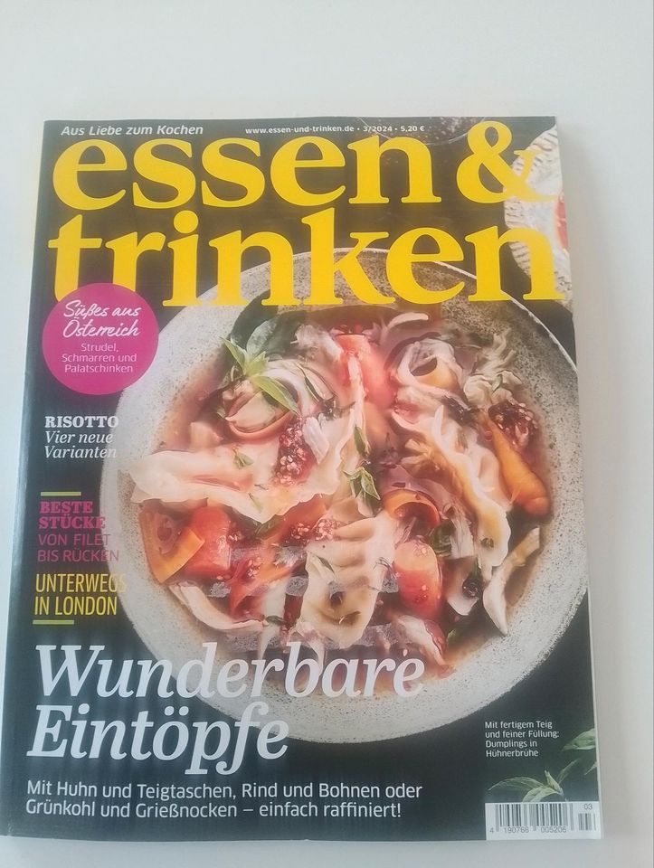 Essen und Trinken Magazin Zeitschrift Gourmet Küche Kochbuch in Hamburg