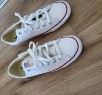 Converse All Star Chucks weiß Glattleder Bayern - Pöttmes Vorschau