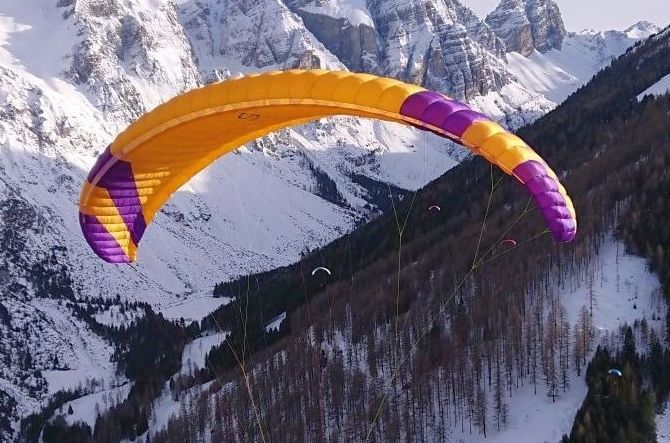 Gleitschirm Paraglider PHI Sonata L 24 EN-A mit Zellpacksack in Hergatz