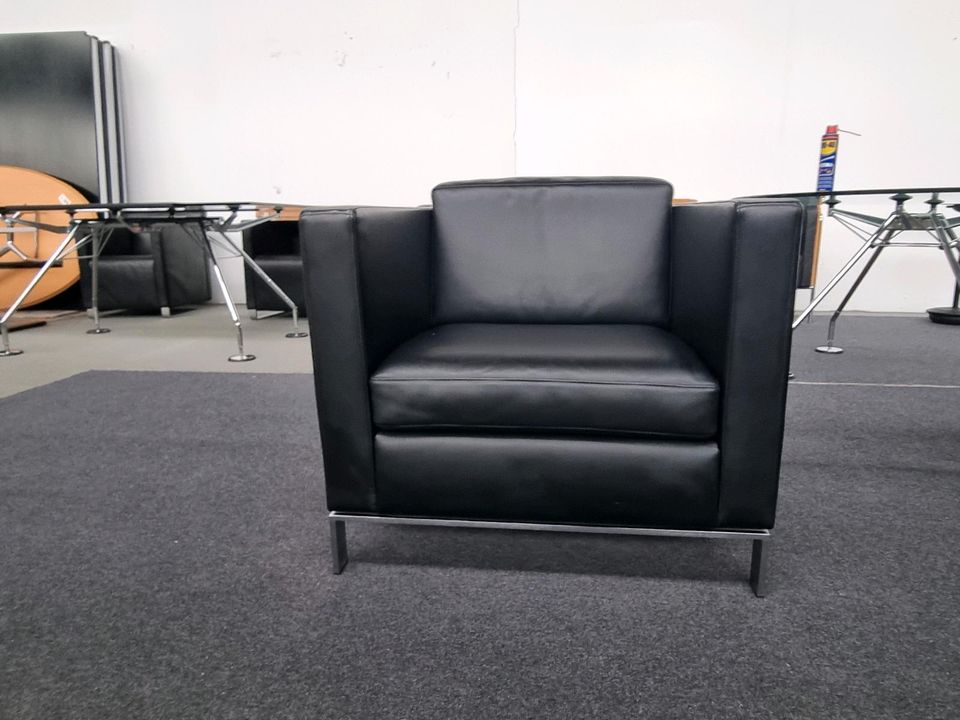 Walter Knoll Foster 500 Leder Sessel Schwarz in Mönchengladbach