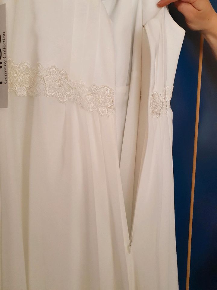 Brautkleid Hochzeit Umstand Schwanger ivory 52 95G Schleppe in Sehnde