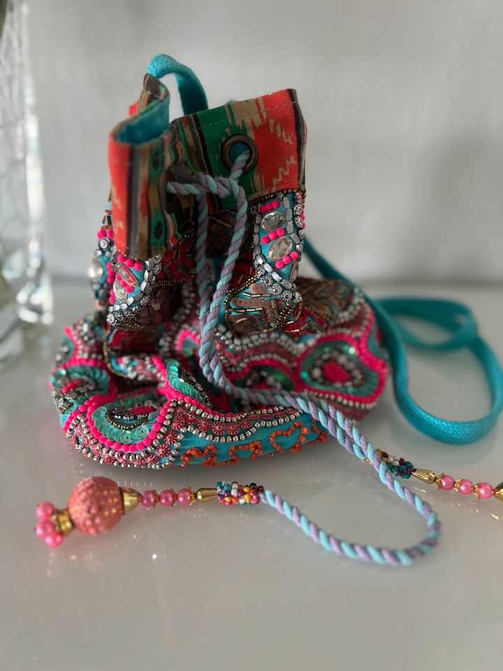 Ibiza Boho Handmade Beuteltasche Hippie in Stutensee