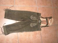 Lederhose 3/4 Lang braun Gr. 152 für Kinder Unisix Baden-Württemberg - Nordheim Vorschau