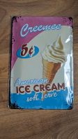 Blechschild American ICE Cream München - Au-Haidhausen Vorschau
