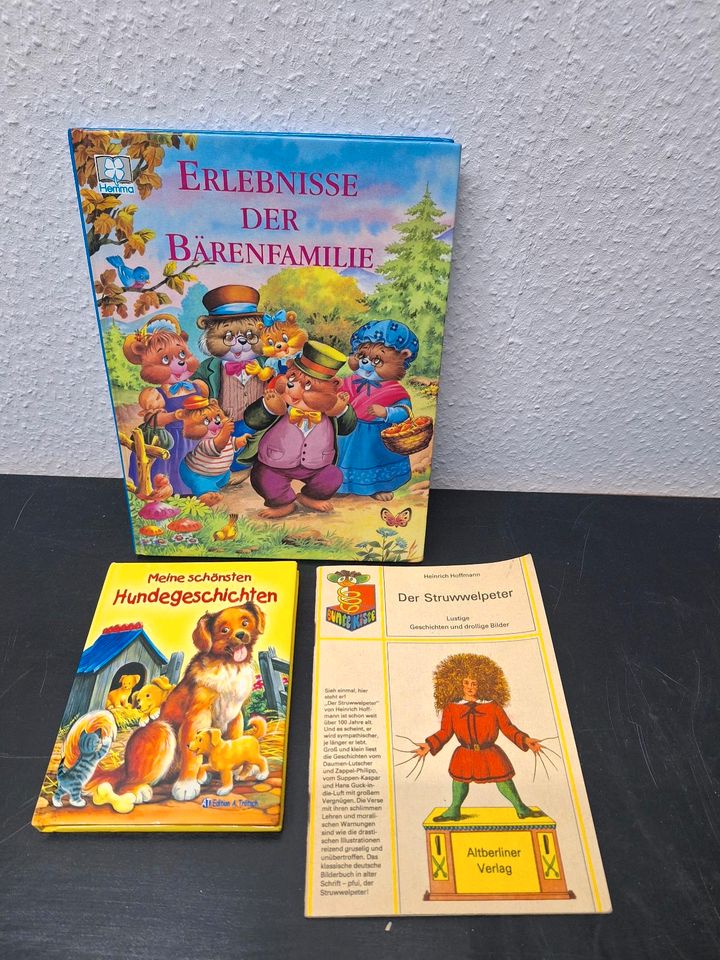 Kinderbücher Hundegeschichten, Struwwelpeter, Bärenfamilie in Bonn