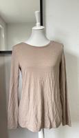 Damen Langarm Shirt beige Glitzer Größe 40 Köln - Porz Vorschau