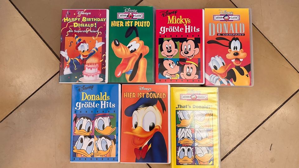 VHS Klassiker Disney Donald Duck & Co. Asterix 22 Stück 3 in Handeloh