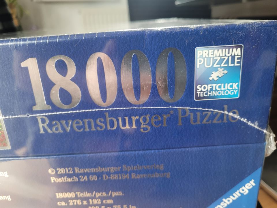 Puzzle 18000 Teile Ravensburger, Paradiesischer Sonnenuntergang in Berg