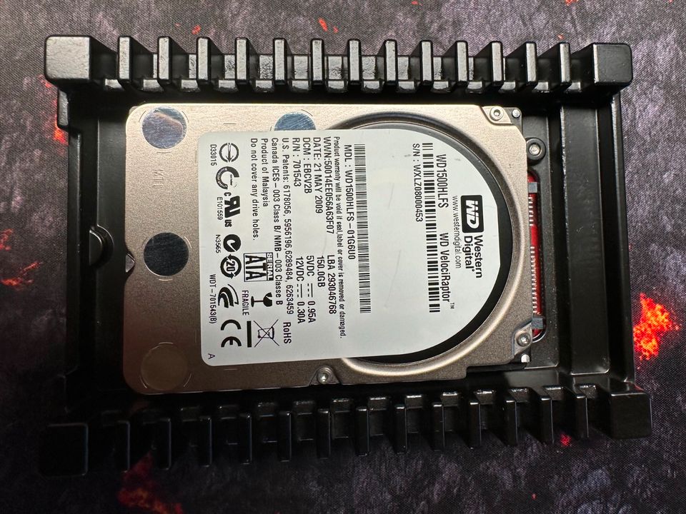 WDC WD1500HLFS 150GB SATA2 300 HDD 10000RPM in Wiesau