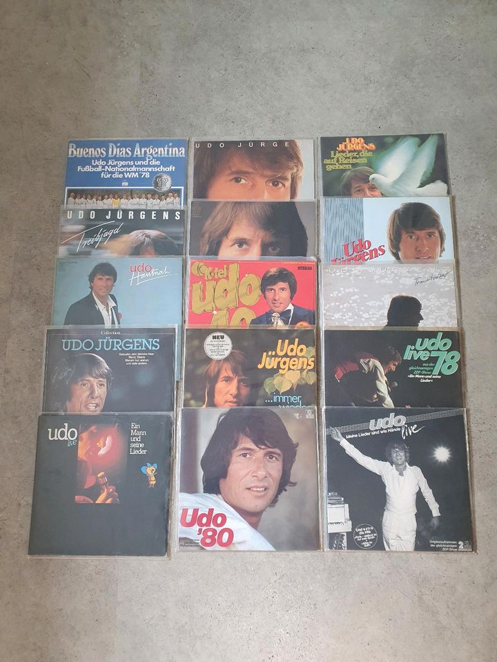 SCHALLPLATTEN VINYL SAMMLUNG UDO JÜRGENS LP'S TOP PLATTEN in Hameln