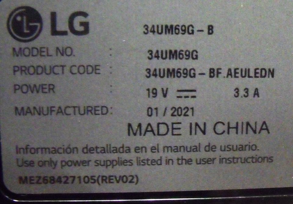 Monitor LG 34UM69G-B LED-Monitor - 86.4 cm (34") (VK 30) in Rees