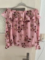 Bluse H&M schulterfrei offshoulder 44 rosa Blumen Hannover - Südstadt-Bult Vorschau