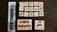 17 Stempel Fröhliche Weihnachten, Advent, Schneemann für Karten.. Nordrhein-Westfalen - Herford Vorschau
