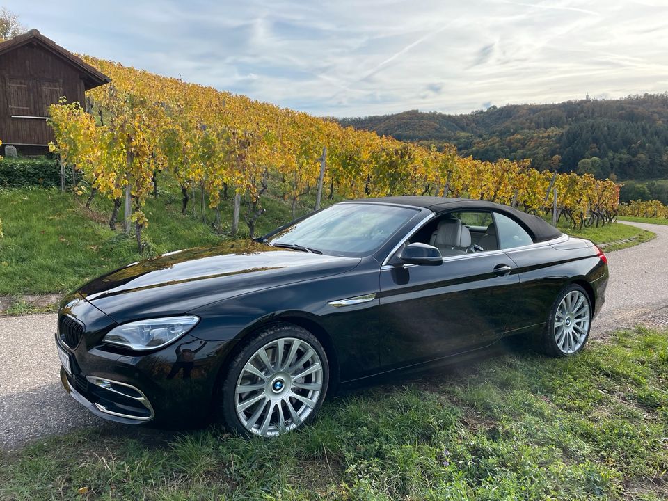 BMW 650i Cabrio individual V8 biturbo wenig Kilometer in Löwenstein