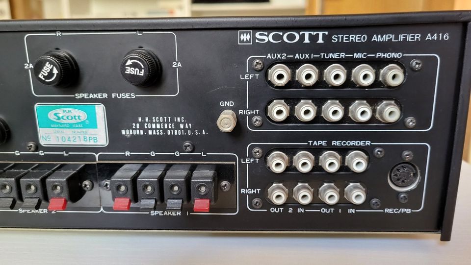 SCOTT Amplifir A 416. SCOTT Verstärker A 416 in Dreieich