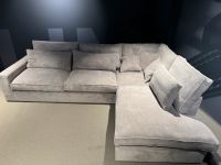 Loungesofa 320 x 230 cm, weicher gerippter Samtstoff Nordrhein-Westfalen - Emmerich am Rhein Vorschau