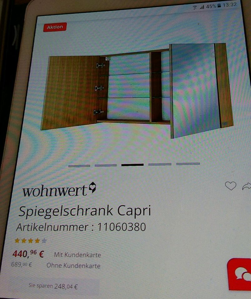 Badspiegelschrank neu,Original verpackt in Hamburg