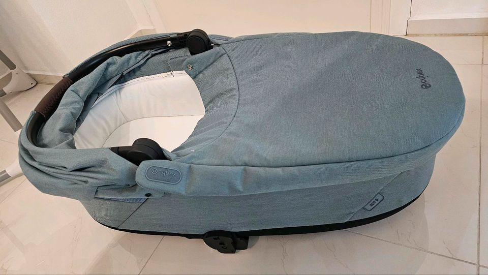 cybex GOLD Kinderwagenaufsatz Cot S Lux Sky Blue, Neu in Konz