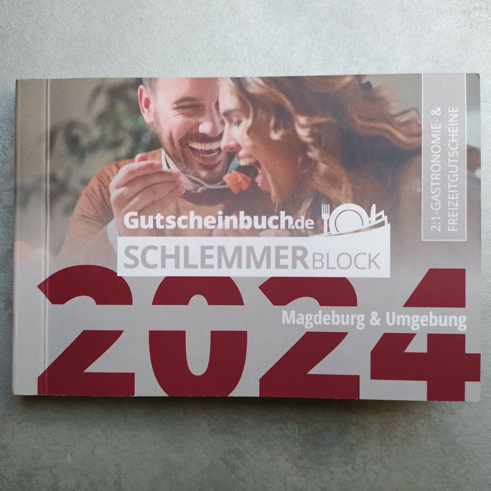 Schlemmerblock 2024 Gutscheinbuch Magdeburg Restaurants Freizeit in Iserlohn