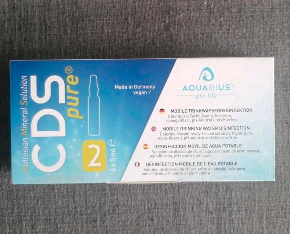 Aquarius Cdl CDS pure Ampullen 6x5 ml Aquarium Wasseraufbereitung in Bad König