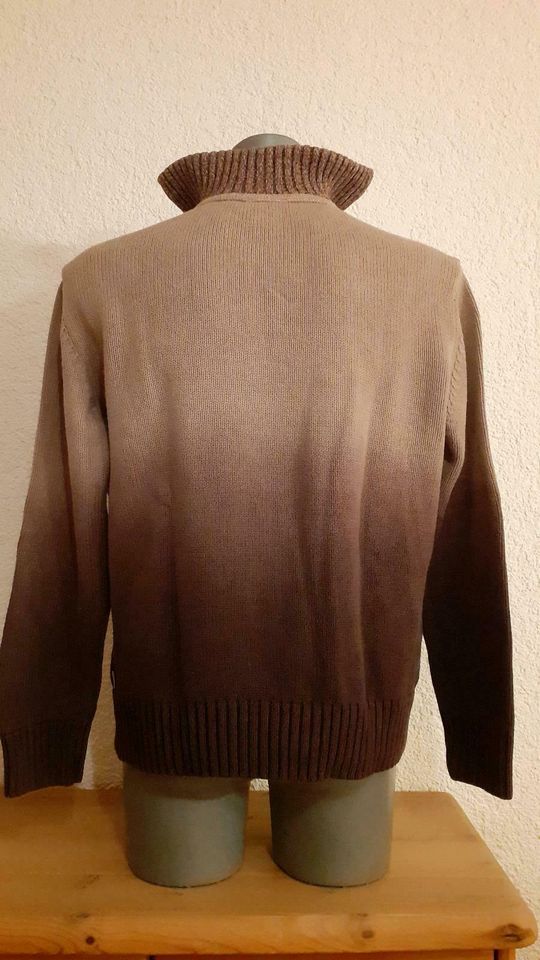 Vfrei⭐Gin Tonic⭐Pullover Troyer M Herren Strick braun neuwertig in Kölleda