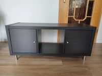 IKEA KALLAX Regal schwarzbraun 42x112 cm mit Türen und Beinen Brandenburg - Rathenow Vorschau