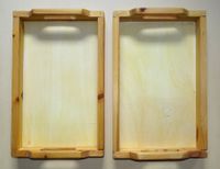 2Tablett Holztabletts Serviertablett Holz 39,5 x 25 x 4cm Schleswig-Holstein - Hemdingen Vorschau